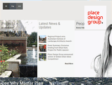 Tablet Screenshot of placedesigngroup.com
